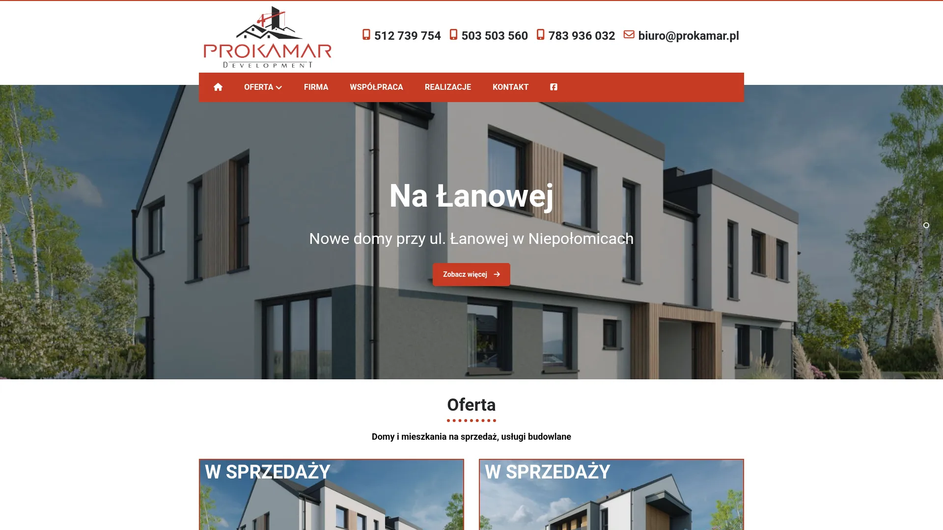 Zrzut ekranu PROKAMAR DEVELOPMENT SPÓŁKA Z OGRANICZONĄ ODPOWIEDZIALNOŚCIĄ