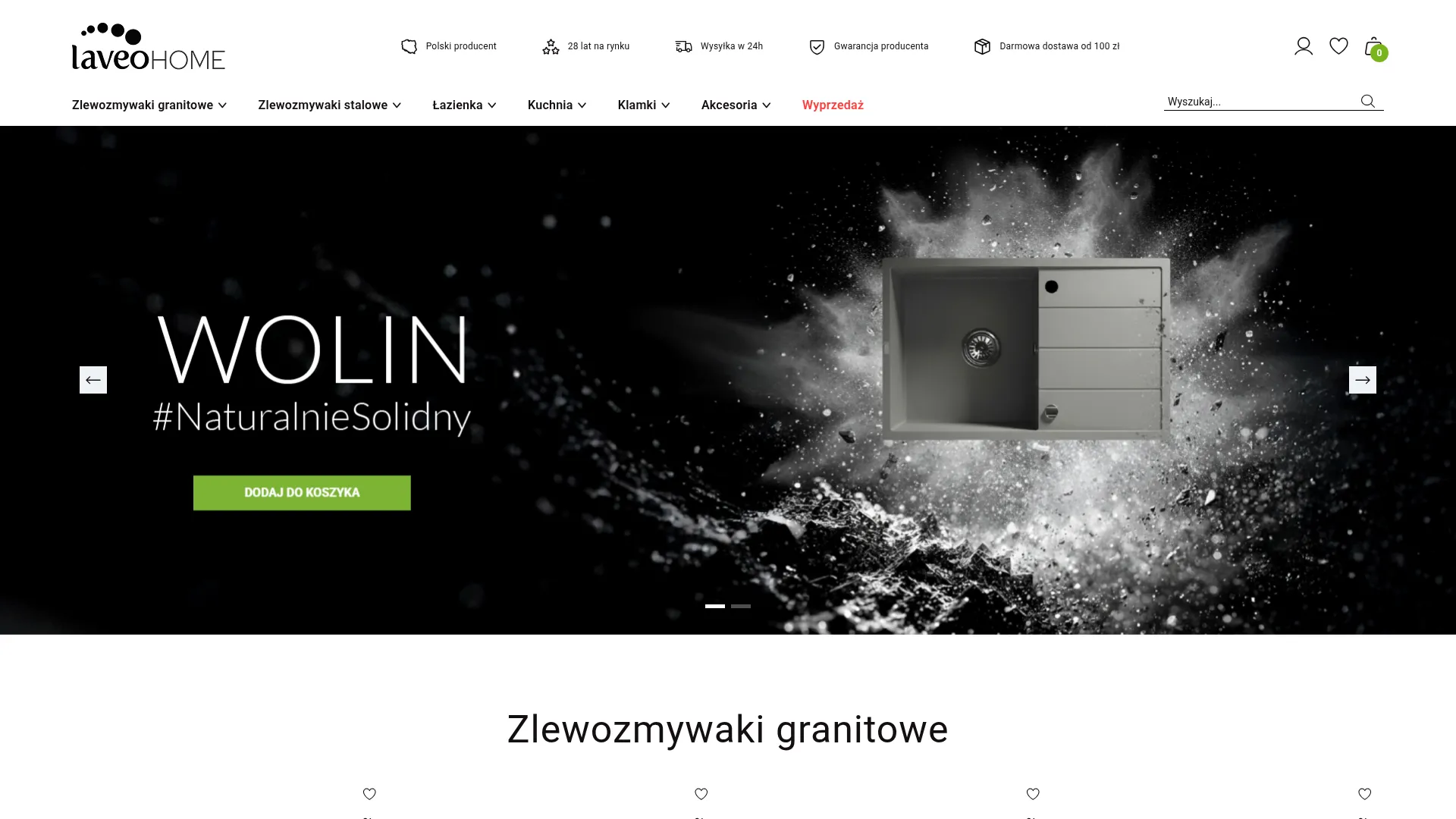 Zrzut ekranu Kuchinox Sp. z o.o.